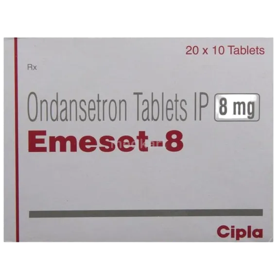 emset 8mg tablet 10's